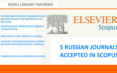 FIVE RUSSIAN JOURNALS ACCEPTED IN SCOPUS