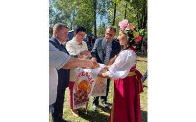 RECTOR V.A. LAZARENKO TOOK PART IN THE HARVEST CELEBRATION – 2021 OF THE SOVIET DISTRICT