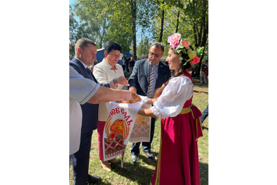 RECTOR V.A. LAZARENKO TOOK PART IN THE HARVEST CELEBRATION – 2021 OF THE SOVIET DISTRICT