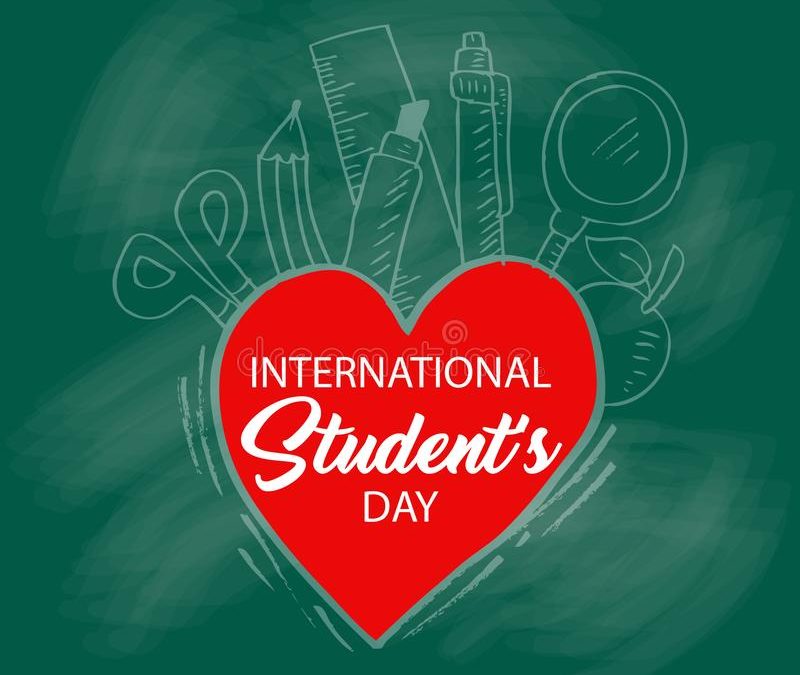 HAPPY INTERNATIONAL STUDENT DAY!