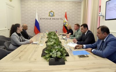 The Rector of KSMU and the Governor of the Kursk region met with the Plenipotentiary Minister of the Republic of India