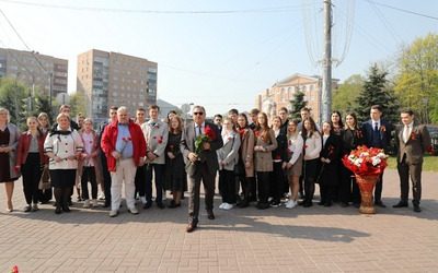 ON MAY 8, A MASS MEETING FOR MEDICAL STAFF DEDICATED TO THE 77TH ANNIVERSARY OF VICTORY IN THE GREAT PATRIOTIC WAR WAS HELD AT THE MONUMENT