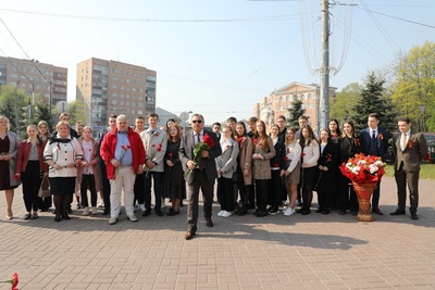 ON MAY 8, A MASS MEETING FOR MEDICAL STAFF DEDICATED TO THE 77TH ANNIVERSARY OF VICTORY IN THE GREAT PATRIOTIC WAR WAS HELD AT THE MONUMENT