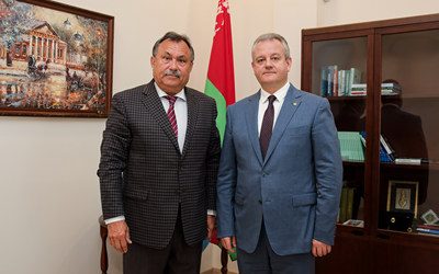 THE VISIT OF THE RECTOR OF KSMU V.A.LAZARENKO TO THE REPUBLIC OF BELARUS AS PART OF THE OFFICIAL AND BUSINESS DELEGATION OF THE KURSK REGION HEADED BY THE GOVERNOR OF THE KURSK REGION R.V.STAROVOIT