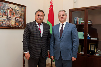 THE VISIT OF THE RECTOR OF KSMU V.A.LAZARENKO TO THE REPUBLIC OF BELARUS AS PART OF THE OFFICIAL AND BUSINESS DELEGATION OF THE KURSK REGION HEADED BY THE GOVERNOR OF THE KURSK REGION R.V.STAROVOIT