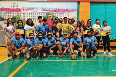 VOLLEYBALL TOURNAMENT FOR SRI LANKAN STUDENTS WAS HELD AT KSMU