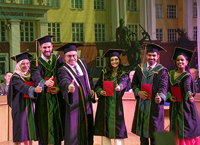 THE 48TH GRADUATION OF  FOREIGN STUDENDTS IN THE SPECIALITY “GENERAL MEDICINE”