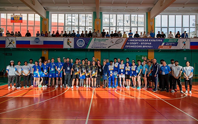 KSMU OPENED THE 1ST SPORTS CONTEST “PHYSICAL CULTURE AND SPORTS – THE SECOND PROFESSION OF THE DOCTOR” ON BADMINTON