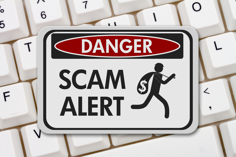 Danger: scam alert